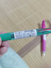 斑馬牌（ZEBRA）日本多功能圓珠筆五合一多色按動(dòng)式彩色水筆四色+自動(dòng)鉛筆B4SA1學(xué)生用 透明綠色 1支 曬單實(shí)拍圖