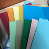 易利豐（elifo）A4封面紙裝訂標(biāo)書封皮紙a4皮紋紙 云彩紙白色卡紙硬彩色混裝 淺藍 230克 曬單實拍圖