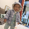 G.DUCKKIDS嬰兒秋冬裝棉衣服兒童棉服男女寶寶冬季加厚小童外出棉襖加絨外套 藍色動(dòng)物 80cm 曬單實(shí)拍圖