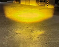 美蒂亞摩托車(chē)LED燈電動(dòng)車(chē)燈大燈泡led雙爪燈12v-80V超亮強光遠近光通用 三爪H4（近黃遠白） 曬單實(shí)拍圖