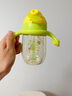 英氏（YEEHOO）嬰兒杯兒童鴨嘴學(xué)飲水杯寶寶重力球幼兒園水壺吸管杯喝水杯 鴨嘴+吸管 綠色雙頭+清潔套裝 曬單實(shí)拍圖