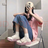 回力女鞋軟底帆布鞋女百搭一腳蹬休閑鞋子女 F147BR 米色 40 曬單實(shí)拍圖