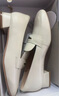 百麗通勤海鷗樂(lè )福鞋女25新真皮方頭氣質(zhì)單鞋B2593AQ5 米白 39 曬單實(shí)拍圖