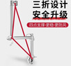 塔斯隊長（TOSUOD）電動車雨傘支架自行車雨傘架摩托電瓶車撐傘架推單車固定夾遮陽傘 加厚不銹鋼【撐傘架】2節(jié) 曬單實拍圖