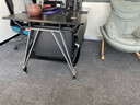 名達(dá)（Mingda）老板桌電腦桌鋼化玻璃電腦桌臺式家用臺簡易書桌子組合單人電腦桌 K022黑色【半玻璃】有抽屜160*80 曬單實拍圖