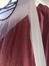 淳度睡衣女春秋新品套頭長(cháng)袖長(cháng)褲兩件套居家服可外穿休閑拼接撞色送禮 羽翼粉/茶花紅 L 曬單實(shí)拍圖