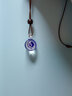 南客 琉璃宇宙星空球項鏈吊墜手鏈歐美韓風(fēng)送朋友閨蜜七夕情人節禮 單珠吊墜(藍底) 曬單實(shí)拍圖