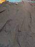 NASA GISS重磅260g纯棉短袖t恤男纯色圆领厚实不透纯白打底衫男女体恤上衣 黑色 M体重110-130斤 实拍图