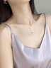 YaoYiZunh字母項(xiàng)鏈女純銀七夕情人節(jié)禮物高級(jí)設(shè)計(jì)感輕奢生日禮物送老婆 H字母項(xiàng)鏈-金色 曬單實(shí)拍圖