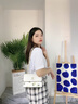 DAFEI DENTON輕奢品牌包包女包2025新款真皮單肩包鹿頭斜挎包520禮物送女友 米白 精美禮盒裝 曬單實(shí)拍圖