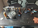 穗驰家具简约现代功夫茶几天然火烧石一体泡茶桌带电磁炉茶具办公茶台茶桌 1.2米C款火烧石+全自动茶炉 实拍图