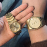 天梭（TISSOT）【官方授權(quán)店】PRX超級玩家系列情侶表男表女表石英鋼帶瑞士手表 酷颯金鋼帶石英情侶對表 曬單實拍圖