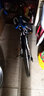 鎧美爾自行車(chē)成人男女山地車(chē) 兒童中學(xué)生雙碟剎變速非公路車(chē)單車(chē) 鋁合金【三刀輪】黑藍色 24寸21速高配【適合145-175CM】 曬單實(shí)拍圖