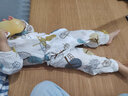 兒童睡衣男童純棉紗布春秋款夏天家居服女童helloluobo新款小孩寶寶中小童嬰兒夏季薄款空調服套裝 樹(shù)葉 90碼【適合身高86-95CM可開(kāi)檔】 曬單實(shí)拍圖