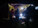 威迪瑞（Wind Tour） 戶(hù)外帳篷野營(yíng)車(chē)尾帳自駕游燒烤3-4人車(chē)頂防雨遮陽(yáng)涼棚沙灘天幕 曬單實(shí)拍圖