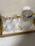 陶瓷故事 冷水壺涼水壺玻璃耐高溫晾涼白開(kāi)水壺耐熱冰水瓶 麥穗1800ml+圓杯420m*4+日式茶盤(pán) 曬單實(shí)拍圖
