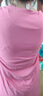 莫代爾 棉睡裙女夏季短袖夏款孕婦裝夏天中青年可外穿媽媽裝寬松透氣 M5915 3XL (160-180斤) 曬單實(shí)拍圖