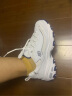 斯凯奇（Skechers）老爹鞋女士熊猫鞋刺绣厚底内增高小白鞋子休闲百搭季 11977-白色/WHT 37 实拍图