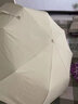 左都（ZUODU）遮陽(yáng)傘男女晴雨傘兩用太陽(yáng)傘upf50+防曬防紫外線(xiàn)小巧便攜折疊定制 【三折加大款】心想是橙 曬單實(shí)拍圖