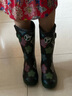 EVERCREATURES英國雨鞋防滑雨靴女橡膠雨鞋成人水靴兒童水鞋 女 中筒大印花 如圖色 36 曬單實(shí)拍圖
