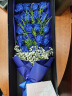 领香鲜花速递33朵香槟玫瑰花束送老婆女友生日礼物表白全国同城配送 19朵碎冰蓝玫瑰花束（喷色） 实拍图