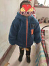 G.DUCKKIDS男童外套加絨加厚兒童棉服冬季大童毛毛衣夾棉保暖秋冬裝男孩上衣 藍色 110碼【建議身高105cm左右】 曬單實拍圖