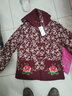 婉荷中老年女裝媽媽冬裝棉衣加絨保暖棉襖冬季外套連帽棉服中長(cháng)款大衣 曬單實(shí)拍圖
