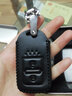 本田XRV鑰匙套東風(fēng)本田XRV真皮鑰匙包套2020專(zhuān)用款XRV男女士鑰匙包保護套殼扣鏈 A款黑色（一鍵啟動(dòng)車(chē)專(zhuān)用） 曬單實(shí)拍圖