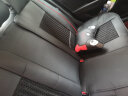 翰静 新款汽车卡通坐垫四季通用座垫全包围座套透气织物座椅套适用于 神秘黑（皮革+织物） 马自达3阿特兹CX4CX5马6 实拍图