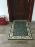 绅士狗客厅地毯加厚高密度简约卧室床边毯欧美式奶油风高档沙发茶几毯 蓝绿色 0.8*2米 高密度600v（床边） 实拍图