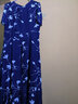 皮爾卡丹（pierre cardin）雪紡連衣裙長(cháng)裙女夏季2026新款中年媽m氣質(zhì)優(yōu)雅洋氣夏裝V領(lǐng)舒適裙 藏藍色 XL 曬單實(shí)拍圖