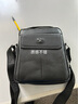 袋鼠（KANGAROO）男士斜挎包婦女節新款休閑男包商務(wù)大容量單肩包出差便攜背包 黑色大號 曬單實(shí)拍圖