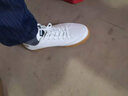 洛克華菲（Rock Fairwhale）新款低幫男士休閑鞋歐美時(shí)尚板鞋男潮小白鞋男真皮 白色 41 曬單實(shí)拍圖