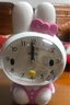 hanlinTimehanlinTime 雙耳兔創(chuàng  )意鬧鐘可愛(ài)卡通小鬧鐘學(xué)生兒童起床鬧鈴夜光 藍色 曬單實(shí)拍圖