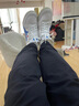 Onitsuka Tiger鬼塚虎男女鞋舒適厚底休閑鞋ULTIMATE 81 EX 復(fù)古跑鞋 1183B510 白色/藍(lán)色 40 曬單實(shí)拍圖
