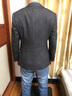 浪登西服外套男春秋季抗皺休閑男士單件正裝小西裝男上衣 藍色 46 A 曬單實拍圖