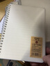 晨光（MG） 筆記本線圈本加厚橫線本方格本空白本記事本學生考研錯題手賬簡約本子康奈爾筆記作業(yè)本單行本 A5橫線/4本裝 320頁 曬單實拍圖