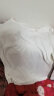 南极人格子衬衫男士装春秋季款外套休闲长袖衬衣外穿衣服 2108白色 XL 实拍图
