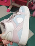 特步女鞋運動(dòng)鞋女網(wǎng)面透氣休閑鞋子女情侶鞋舒適防滑軟底小白鞋女 米粉 36 曬單實(shí)拍圖