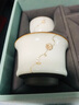 觀復(fù)觀復(fù)仿官鋦瓷蓋碗套裝手工景德鎮(zhèn)茶杯銀釘功夫茶茶具 仿官釉鋦瓷蓋碗套裝 曬單實(shí)拍圖