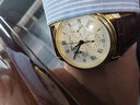 康斯登（Frederique Constant）瑞士原裝三眼計時(shí)碼表石英皮帶男表手表腕表生日禮物送男女友 曬單實(shí)拍圖