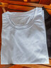 拇指白小T夏短袖t恤男三代水云棉男女情侶款上衣親膚柔軟修身白小丅 男款-白色（有T標） 2XL 曬單實(shí)拍圖