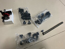 釣椅配件加厚萬向炮臺架魚護架拉餌盤支架傘架通用釣椅炮臺三件套釣魚配件 炮臺架+魚護餌盤一體架+傘架（四件套） 曬單實拍圖