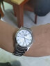 西鐵城（CITIZEN）新品光動(dòng)能系列手表 簡(jiǎn)約商務(wù)防水男表 時(shí)尚百搭日韓表 AW0100-86A 白盤(pán)鋼帶 曬單實(shí)拍圖