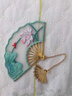 東方美繡刺繡DIY新款古風(fēng)繡學(xué)生手工課花卉家居繡品簡(jiǎn)單蘇繡自己手工繡 櫻花樹(shù)材料包 曬單實(shí)拍圖