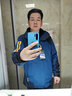 森州狼爪戶(hù)外西藏風(fēng)衣冬季兩件套沖鋒衣男女加絨加厚登山外套印制logo定制團購工作服 1201男牛仔藍bn 2XL 曬單實(shí)拍圖