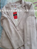 皮爾卡丹（pierre cardin）小個(gè)子西裝外套女2025春秋新款韓版修身短款粉色韓版時(shí)尚休閑西服 米白色 XL 115-125斤 曬單實(shí)拍圖
