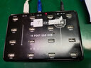 KDATA 金田GH16 USB HUB（工業(yè)級）16口集線器適用批量測試 量產(chǎn) 拷貝 帶外置電源 黑色 曬單實拍圖