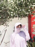 NY-RCE冰絲防曬衣女新款夏季防紫外線長(zhǎng)袖款罩衫外套騎車(chē)防曬服 加長(zhǎng)帽檐-蜜桃粉 XL （140-180斤） 曬單實(shí)拍圖