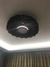YOUKAIN餐廳無葉風(fēng)扇燈后現(xiàn)代小客廳吊扇燈簡約房間吊扇帶燈YJ601 29寸 變頻 36三色LED+15W邊燈 咖啡銀 配液晶遙控 曬單實(shí)拍圖